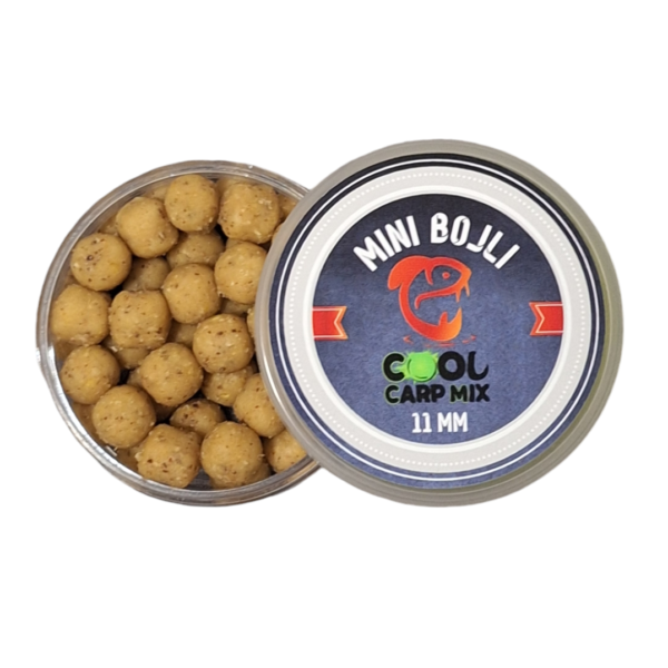 SÁRGA-NATÚR DIPPELT MINI BOJLI 11 mm – 50 g